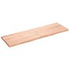 vidaXL Stolov&aacute; doska bledohned&aacute; 160x50x(2-4) cm o&scaron;etren&yacute; mas&iacute;vny dub