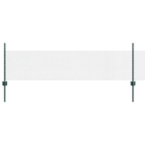 vidaXL Zvaren&eacute; pletivo s podperami 50 x 0,5 m PVC potiahnut&aacute; oceľ
