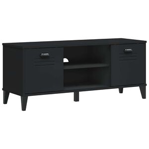 vidaXL Lavica na top&aacute;nky VIKEN, čierna 106x35x45 cm, kompozitn&eacute; drevo