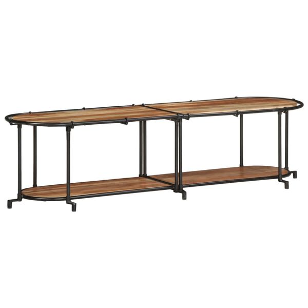 vidaXL TV skrinka 160x42x40 cm, akáciový masív