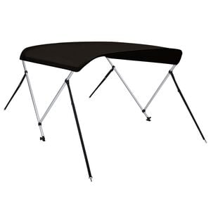 vidaXL 2-kr&iacute;dlov&aacute; bimini strie&scaron;ka čierna 150x120x110 cm