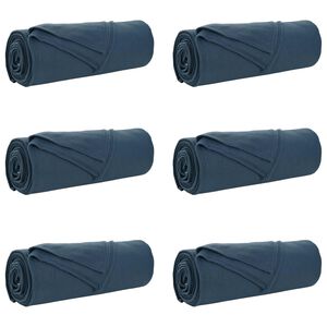 vidaXL Prikr&yacute;vky na hodenie 6 ks N&aacute;morn&iacute;cka modr&aacute; 350 x 270 cm 8.09 kg
