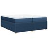 vidaXL Boxspring posteľ s matracom modr&aacute; 200x200 cm l&aacute;tka