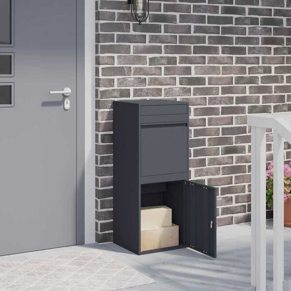 vidaXL Schr&aacute;nka na bal&iacute;ky s &uacute;ložiskom Antracit 41 x 38 x 103 cm Oceľ