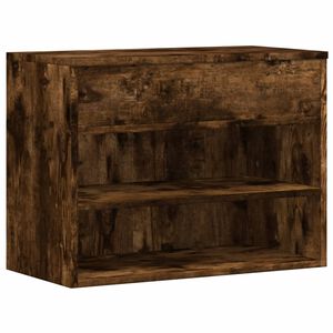 vidaXL Lavica na top&aacute;nky dymov&yacute; dub 60x30x45 cm spracovan&eacute; drevo