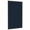 vidaXL Stre&scaron;n&yacute; panel 36 ks Antracitov&aacute; 80 x 45 cm Pozinkovan&aacute; oceľ