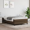 vidaXL Boxspring posteľ s matracom tmavohned&aacute; 120x190 cm l&aacute;tka