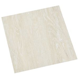 vidaXL Samo-lepiace podlahov&eacute; dosky 30,5 x 30,5 cm 20 pcs PVC Kr&eacute;mov&aacute;