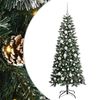 vidaXL Umel&yacute; vianočn&yacute; stromček Zelen&aacute; 150 cm PVC, plast a oceľ