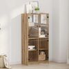 vidaXL Highboard Remeseln&yacute; dub 68 x 37 x 142 cm Kompozitn&eacute; drevo