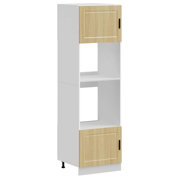 VidaXL Skrinky na pec 2 ks Porto, dub sonoma, kompozitn&eacute; drevo