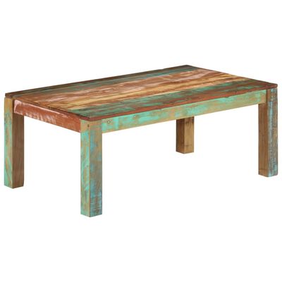 vidaXL Konferenčný stolík masívne recyklované drevo 100x60x40 cm