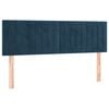 vidaXL Čel&aacute; postele 2 ks modr&eacute; 72x5x78/88 cm zamat