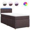 vidaXL Posteľn&yacute; r&aacute;m boxsping s matracom hned&yacute; 90x200 cm l&aacute;tka