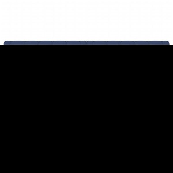 vidaXL Čel&aacute; postel&iacute; modr&eacute; 160x7x78/88 cm l&aacute;tkov&eacute;