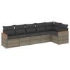 vidaXL Patio Sofa Set 4-miestne Grey
