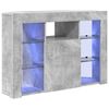 vidaXL Rohov&yacute; LED TV kabinet 100x40x68cm Bet&oacute;nov&aacute; &scaron;ed&aacute;