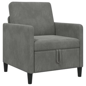 vidaXL Sofa s &uacute;ložn&yacute;m priestorom Tmavosiv&aacute; 72 x 78 x 87 cm Polyester