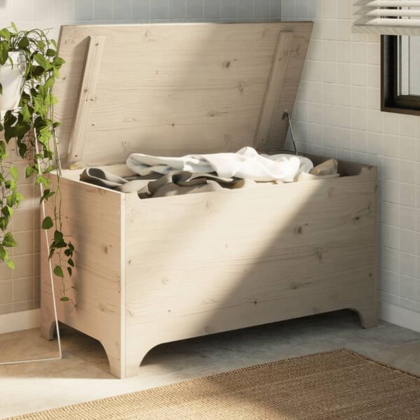 vidaXL &Uacute;ložn&yacute; box s vekom RANA 100x49x54 cm borovicov&yacute; mas&iacute;v