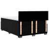 vidaXL Posteľn&yacute; r&aacute;m boxspring s matracom čierny 140x190 cm zamat