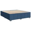 vidaXL Posteľn&yacute; r&aacute;m boxspring s matracom modr&yacute; 180x200 cm l&aacute;tka