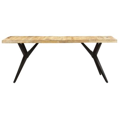 vidaXL Jedálenský stôl 200x90x76 cm surový mangovníkový masív