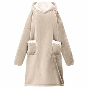vidaXL Mikina s kapucňou B&eacute;žov&aacute; M Fleece a flanel