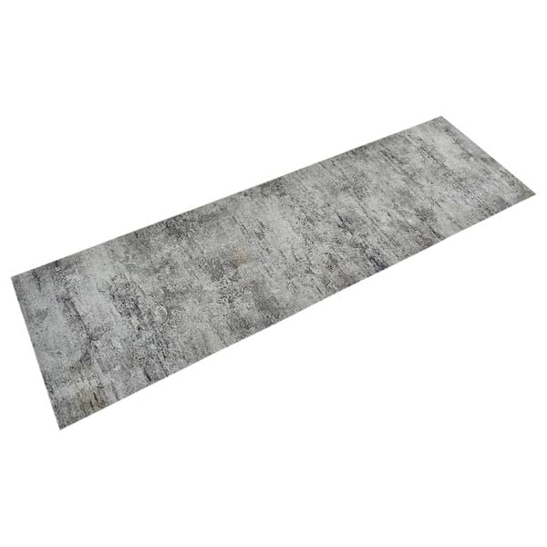vidaXL Kuchynský koberec umývateľný Beton 60x180 cm zamat