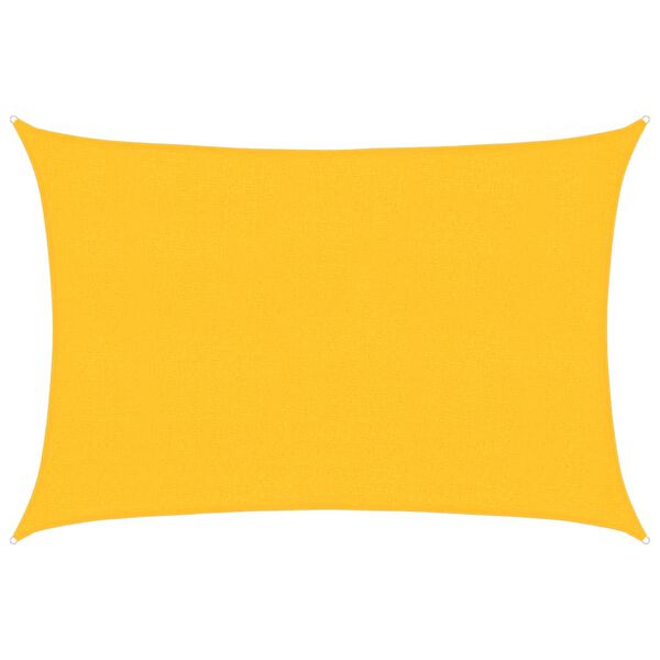 vidaXL Tieniaca plachta 160 g/m² žltá 2,5x4 m HDPE