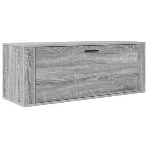 vidaXL Botn&iacute;k siv&yacute; dub sonoma 100x35x38 cm spracovan&eacute; drevo
