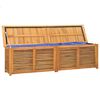 vidaXL Z&aacute;hradn&yacute; &uacute;ložn&yacute; box s vreckom 200x50x55 cm mas&iacute;vny teak