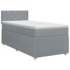 vidaXL Posteľ boxspring s matracom Svetlosiv&aacute; 80 x 200 cm L&aacute;tka