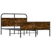 vidaXL Posteľn&yacute; r&aacute;m bez matraca 140x190 cm dub sonoma kompozitn&eacute; drevo