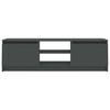 vidaXL TV skrinka, siv&aacute; 120x30x35,5 cm, kompozitn&eacute; drevo