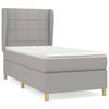 vidaXL Posteľn&yacute; r&aacute;m boxsping s matracom bledosiv&yacute; 90x200 cm l&aacute;tka