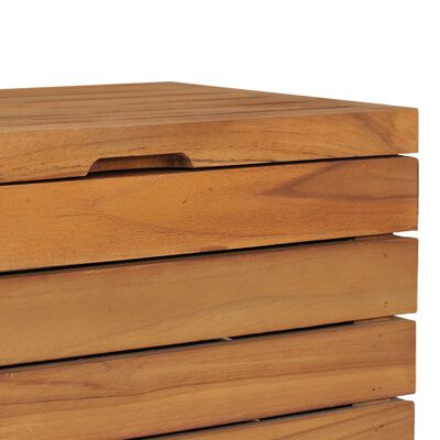 vidaXL Kôš na bielizeň 40x30x45 cm masívne teakové drevo