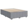 vidaXL Boxspring posteľ s matracom svetlosiv&aacute; 100x200 cm l&aacute;tka