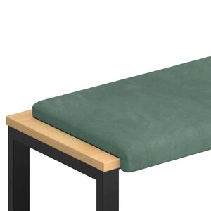 vidaXL Vank&uacute;&scaron; na lavičku Zamat Morsk&aacute; zelen&aacute; Hĺbka 35 cm