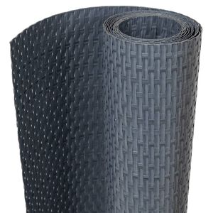 vidaXL Balk&oacute;nov&eacute; z&aacute;steny 10 ks antracitov&eacute; 255x19 cm polyratan