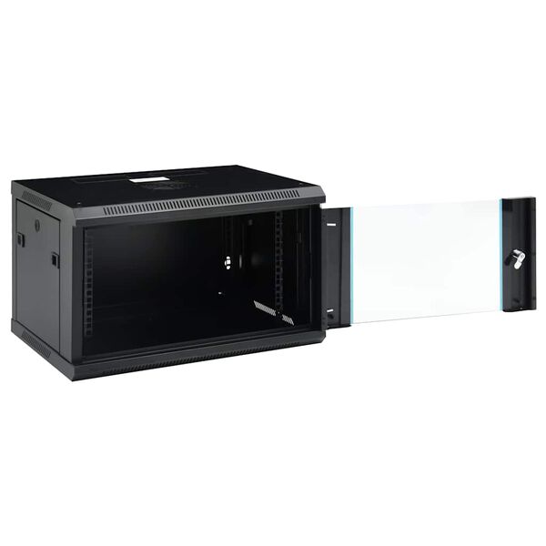 vidaXL 6U N&aacute;stenn&aacute; serverov&aacute; skriňa 19" IP20 600x450x350 mm