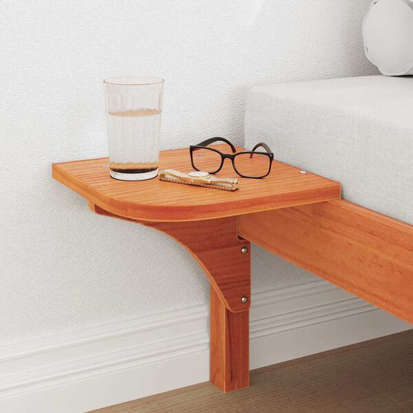 vidaXL R&aacute;m postele Včel&iacute; hned&yacute; 80 x 200 cm Mas&iacute;vne borovicov&eacute; drevo