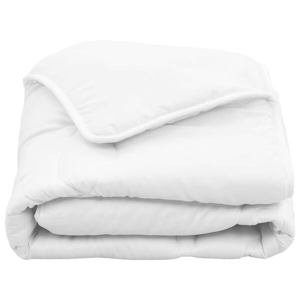 vidaXL 2-dielna detsk&aacute; letn&aacute; sada prikr&yacute;vok biela 100x135 cm / 40x60 cm