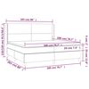 vidaXL Boxspring posteľ s matracom modr&aacute; 200x200 cm l&aacute;tka