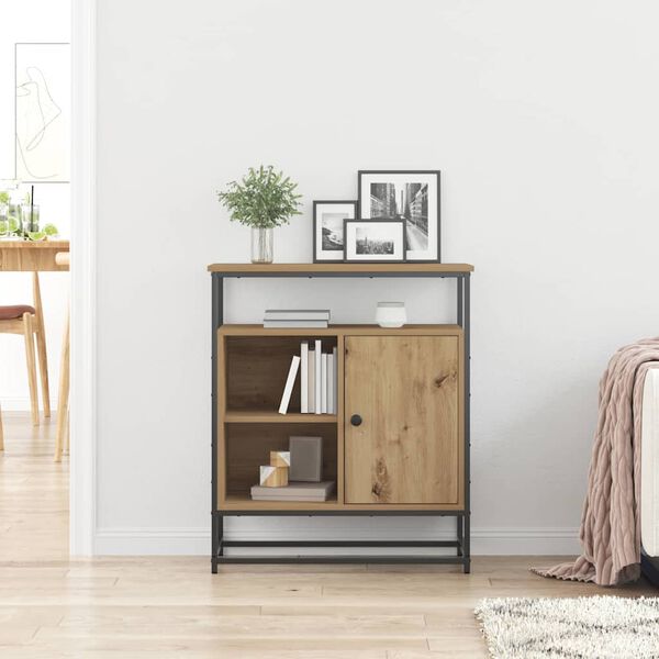 vidaXL Serv&iacute;rovacia skriňa Remeseln&yacute; dub 69 x 35 x 80 cm