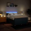 vidaXL Boxspring posteľ s matracom modr&yacute; 140x190 cm l&aacute;tka