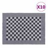 vidaXL Kuchynsk&eacute; utierky 10 ks modro-biele 50x70 cm bavlna