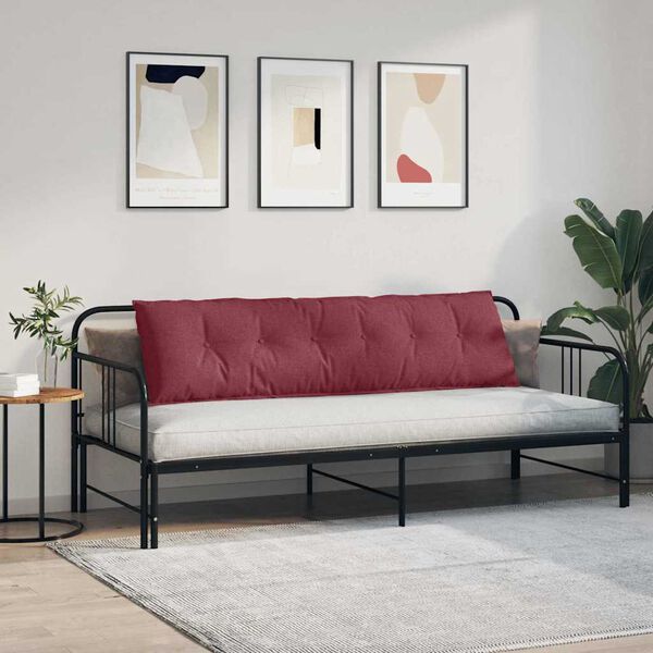 vidaXL Podu&scaron;ka na chrb&aacute;t V&iacute;no červen&eacute; 180 x 19 x 50 cm l&aacute;tka