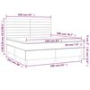 vidaXL Boxspring posteľ s matracom tmavohned&aacute; 160x200 cm l&aacute;tka