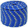 vidaXL Viac&uacute;čelov&eacute; &uacute;žitkov&eacute; lano 12 mm 25 m Modr&aacute; PP