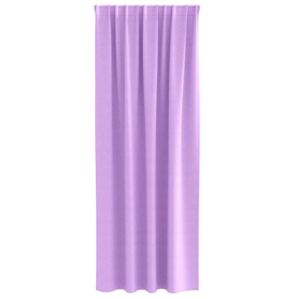 vidaXL Záclony na zatemnenie s krúžkami 2 pcs Fialová 245 x 140 cm